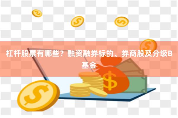 杠杆股票有哪些？融资融券标的、券商股及分级B基金